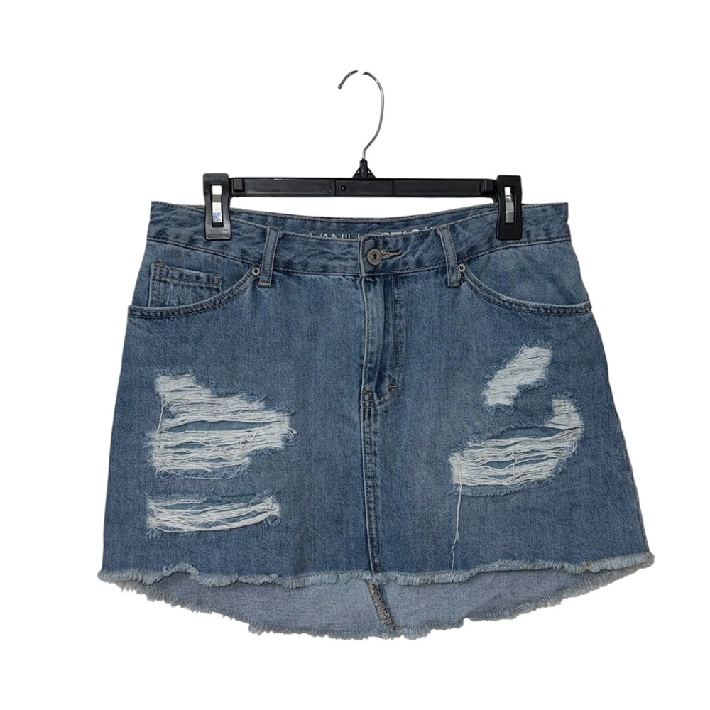 Vanilla Star Blue Mini Skirt for Night Out